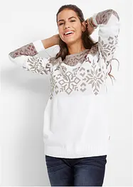 Pull à motif norvégien, bonprix