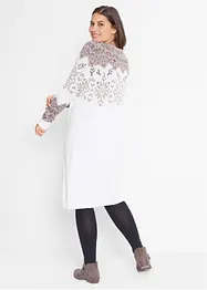 Robe en maille à motif norvégien, bonprix