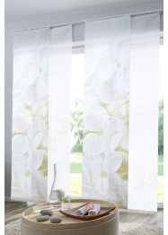 Panneaux coulissants avec fleurs d'orchidée (Ens. 2 pces.), bpc living bonprix collection