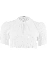 Blouse Dirndl à dentelle ajourée, bonprix