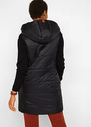 Gilet sans manches matelassé coupe longue, bonprix