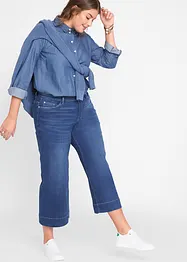 Jupe-culotte en jean extensible super-soft, bonprix