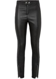 Pantalon synthétique imitation cuir avec zips, RAINBOW