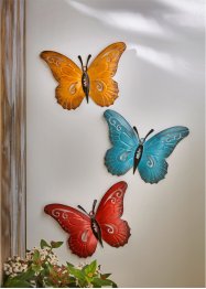 Décoration murale en forme de papillon (Ens. 3 pces.), bpc living bonprix collection
