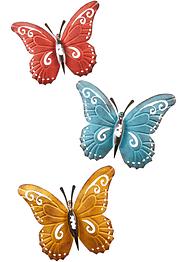 Décoration murale en forme de papillon (Ens. 3 pces.), bpc living bonprix collection