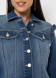 Veste en jean à volants, bonprix