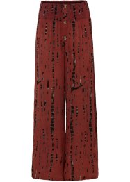 Pantalon palazzo à imprimé batik, BODYFLIRT