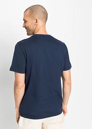 Lot de 3 T-shirts col Henley en coton, bpc bonprix collection