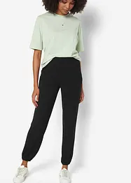 Pantalon en viscose avec taille smockée et élastique, bonprix