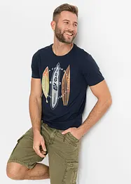 T-shirt 100% coton, Slim Fit, bonprix