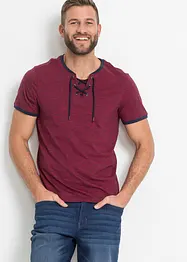 T-shirt avec laçage, bonprix