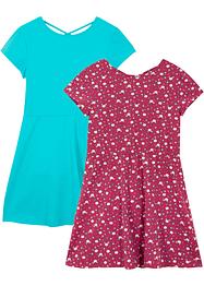 Lot de 2 robes en jersey fille , bpc bonprix collection