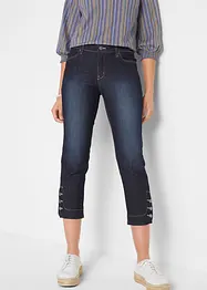 Jean slim mid waist, cropped, bonprix