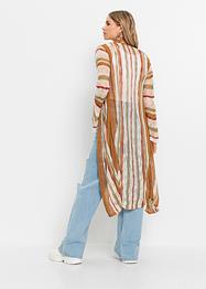 Manteau en maille à rayures, RAINBOW