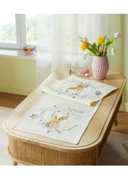 Chemin de table avec motif lapin brillant, bpc living bonprix collection