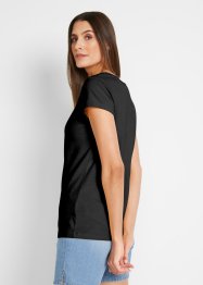 T-shirt manches courtes avec encolure carrée, bpc bonprix collection