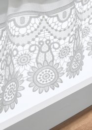 Brise-bise en crochet avec motif floral, bpc living bonprix collection