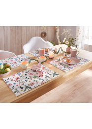 Lot de 4 sets de table avec imprimé fleurs de prairie , bpc living bonprix collection