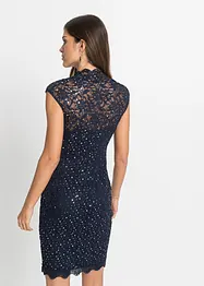 Robe en dentelle avec paillettes, bonprix