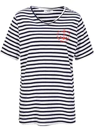 T-shirt coton manches mi-longues, bonprix