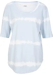 T-shirt coton avec imprimé batik, manches 1/2, bonprix