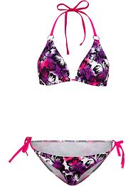 Bikini triangle (Ens. 2 pces.) avec polyamide recyclé, RAINBOW