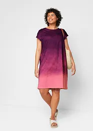 Robe T-shirt avec dégradé de couleur, bonprix
