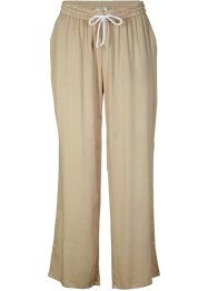 Pantalon large avec fente en viscose durable, bpc bonprix collection