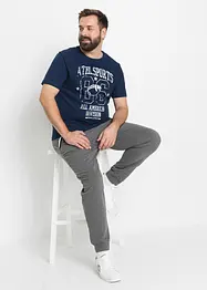 Lot de 2 T-shirts à imprimés sportifs, bonprix