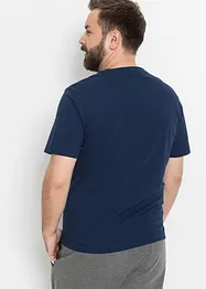 Lot de 2 T-shirts à imprimés sportifs, bonprix