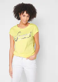 T-shirt avec sequins, bonprix