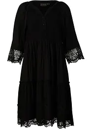 Robe-chemise à dentelle, bonprix