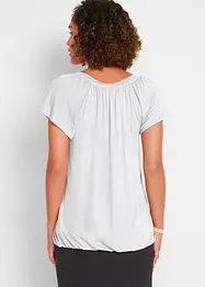 T-shirt col V manches courtes, bonprix
