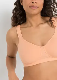Lot de 2 soutiens-gorge moulés sans armatures avec coton, bonprix