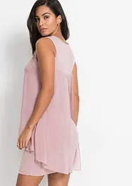 Robe en jersey et crêpe, bonprix