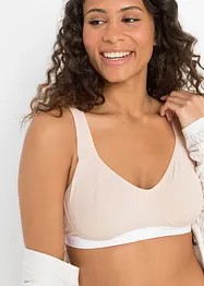 Lot de 2 soutiens-gorge coton sans armatures, bonprix