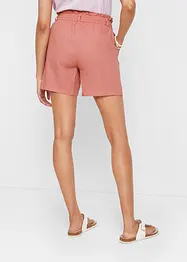 Short paper bag en lin, bonprix