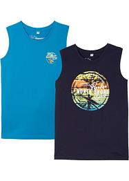 Lot de 2 tops débardeurs garçon, bpc bonprix collection