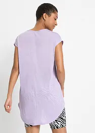 T-shirt long avec base arrondie, bonprix