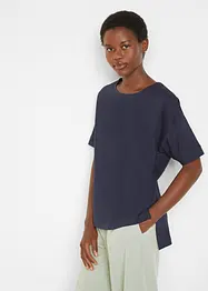 T-shirt oversize en coton avec fentes sur le côté, bonprix