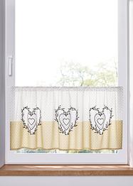 Brise-bise avec cœurs en coton, bpc living bonprix collection
