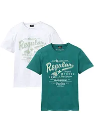 Lot de 2 T-shirts, bonprix