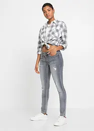 Jean Skinny avec effets déchirés, bonprix