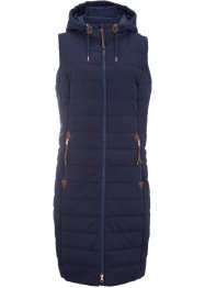 Gilet long sans manches matelassé, John Baner JEANSWEAR