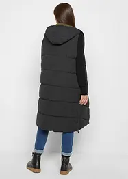 Gilet sans manches matelassé réversible en polyester recyclé avec capuche, bonprix