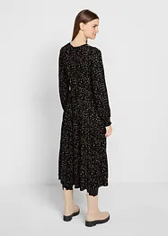 Robe midi en jersey de viscose avec lien à nouer, bonprix