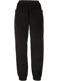 Pantalon confortable en velours côtelé avec grandes poches et taille élastiquée, bonprix