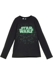 T-shirt manches longues enfant Star Wars brille dans le noir, Star Wars