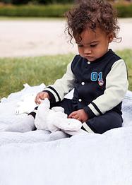 Combinaison sweat bébé en coton, bpc bonprix collection