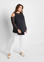 Pantalon extensible à taille élastiquée, bonprix